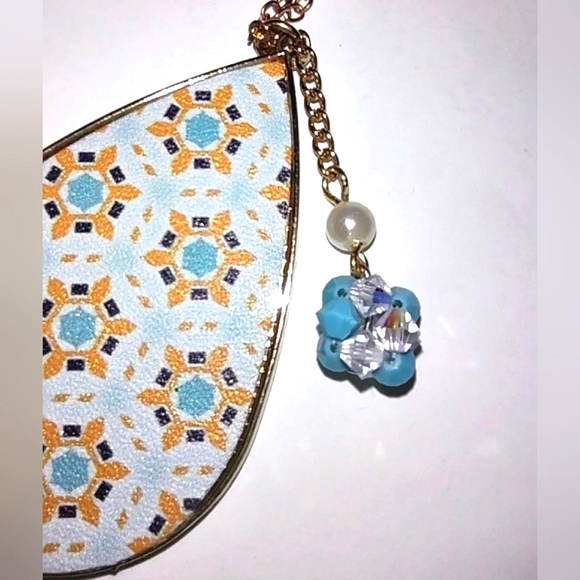Groovy Leather Pendant with Dangling Charm of choice - Picture 5 of 17
